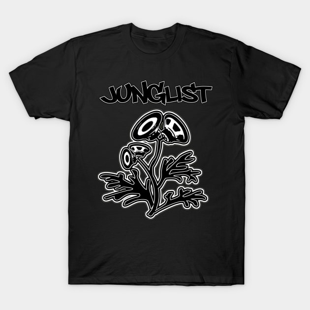 Junglist-Buds T-Shirt by AutotelicArt